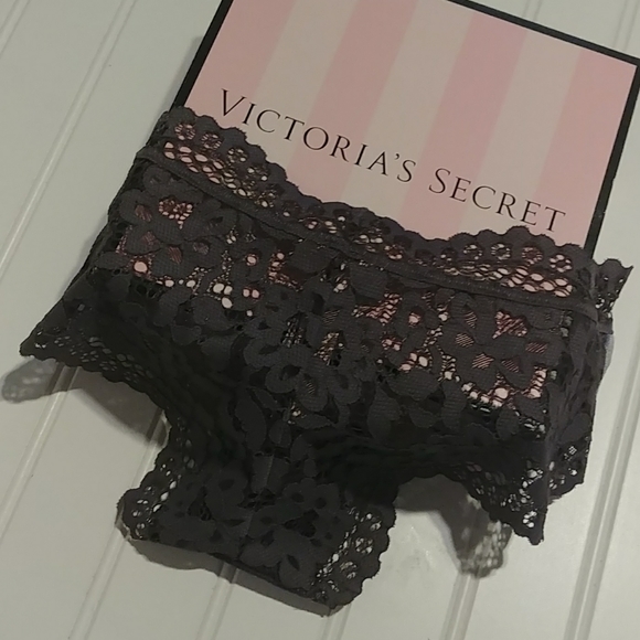 3/$25- VS Sparkly Silver Hipster Panty - Picture 8 of 10